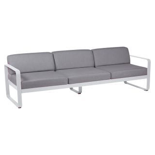 BELLEVIE 3-Sitzer Sofa (Textil flanellgrau)