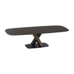 Tisch STAN (Eiche Dunkelgrau) von Draenert