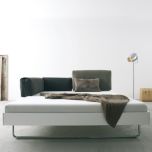 Aluminiumbett NOVA [more] Fuß 2 (Rohrkufe Edelstahl poliert)