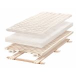 Schlafsystem LIFORMA SET Hüsler Einzelbett Latexmatratze 2Flex