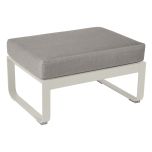 BELLEVIE Lounge Polsterhocker OTTOMAN (Textil Taupe)