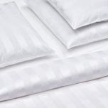 Satin Bettwäsche BROADWAY weiss