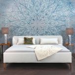 Polsterbett PORTLAND (Füße Eiche natur geölt)