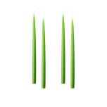 gefärbte Tauchkerze DYED hellgrün (4er Pack)