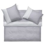 PURE MOMENTS Satin Noblesse Bettwäsche ALLEN (acier-glace)
