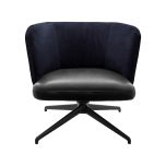 Lounge Sessel GAIA LINE (Stoff SEVEN navy Dacota) Drehgestell SL