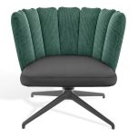 Lounge Sessel GAIA mit 4-Fuß-Stern-Drehgestell SL