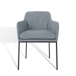 Armlehnstuhl YOUMA Casual  (Leder Rahwhide nordic blue)