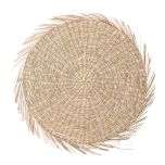 Rundes Tischset Seegras (natur)
