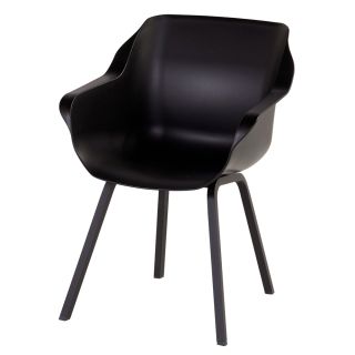 SOPHIE ELEMENT Armlehnensessel (schwarz/schwarz)