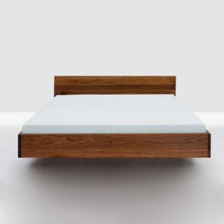 SIMPLE HI 67 Massivholzbett mit Kopfteil amerik. Nussbaum