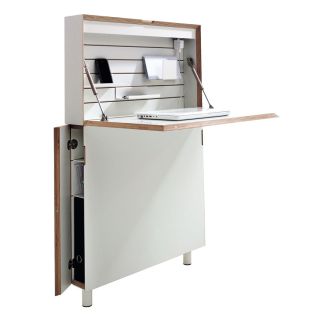 FLATMATE Wandsekretär Schrank weiss