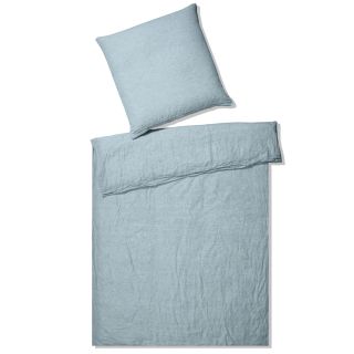 Casual Reinleinenbettwäsche Pure Pastell-Grün