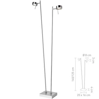 Stehleuchte BLING (2-Arm) von SOMPEX