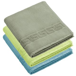 DREAMFLOR UNI Frottiertücher Mäanderbordüre