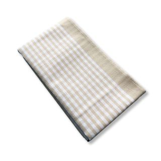Küchentuch Halbleinen KARO klein (beige)