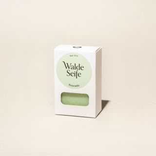 Handgeschöpfte Seife AVOCADO (100g) von WALDE