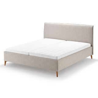 Polsterbett LEILA (Füße Aluminiumguss)