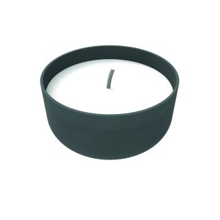 MIA Basalt gefüllte Kerzenschale (mittelgroß)