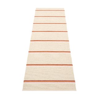 Kunststoffläufer OLLE brick cream von Pappelina