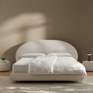 ORIGINS COMPLETE Polsterbett ELYSIA (Stoff Olivia cream)