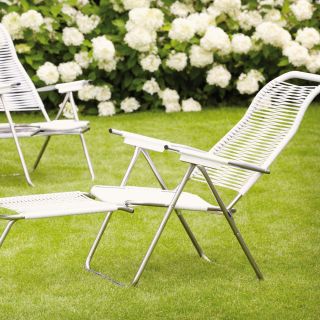 Fiam SPAGHETTI Sessel/Liegestuhl (weiss)