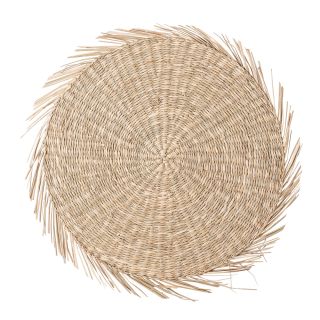 Rundes Tischset Seegras (natur)