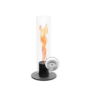 SPIN 1200 Bioethanol Windlicht (Tischfeuer) schwarz