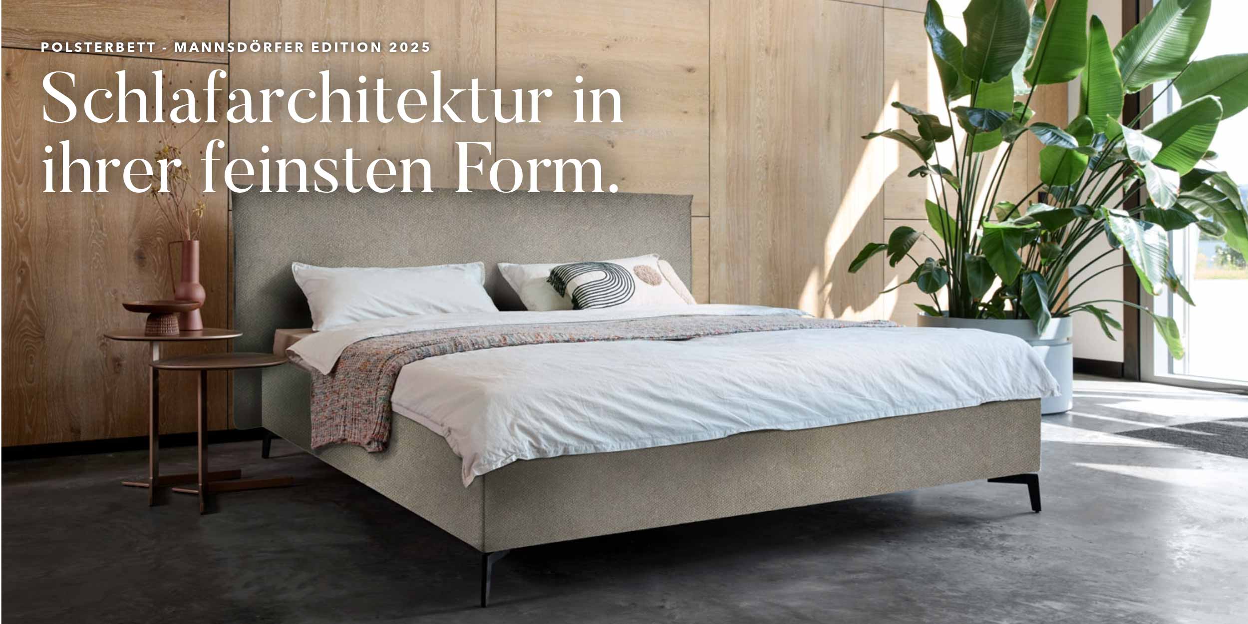 Mannsdörfer Edition 2025 - Polsterbett 