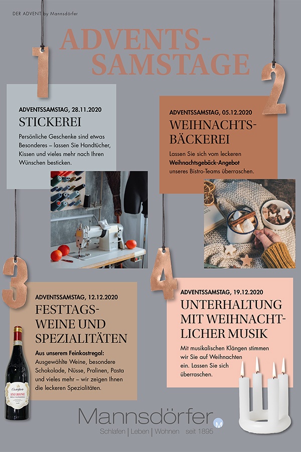 Adventsangebote 2020 bei Mannsd&ouml;rfer
