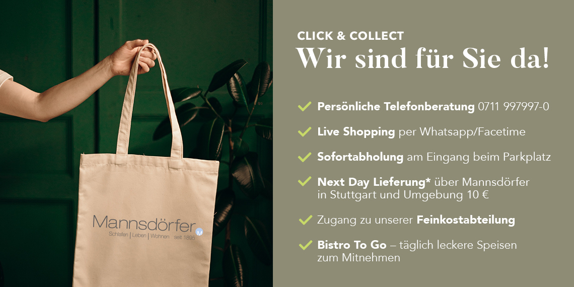 Click & Collect bei Mannsdörfer Click & Collect März 2021