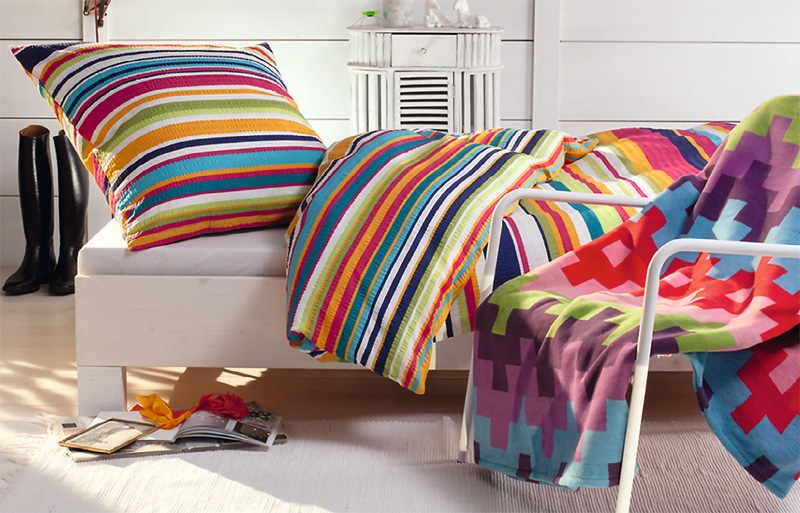 Sympathica Seersucker Bettw&auml;sche